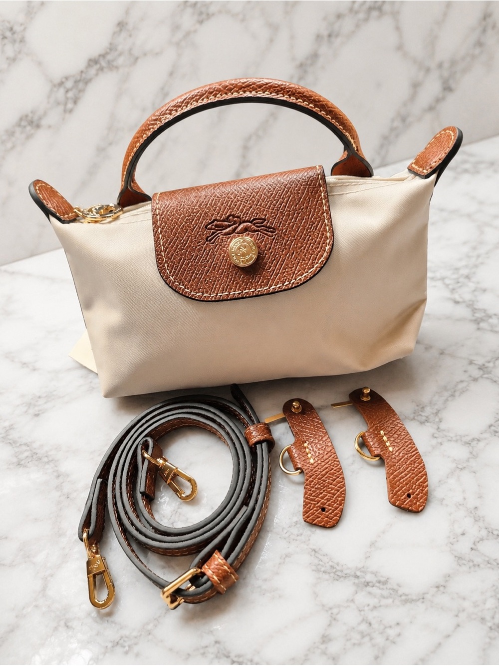 Longchamp Le Pliage Pouch Tote